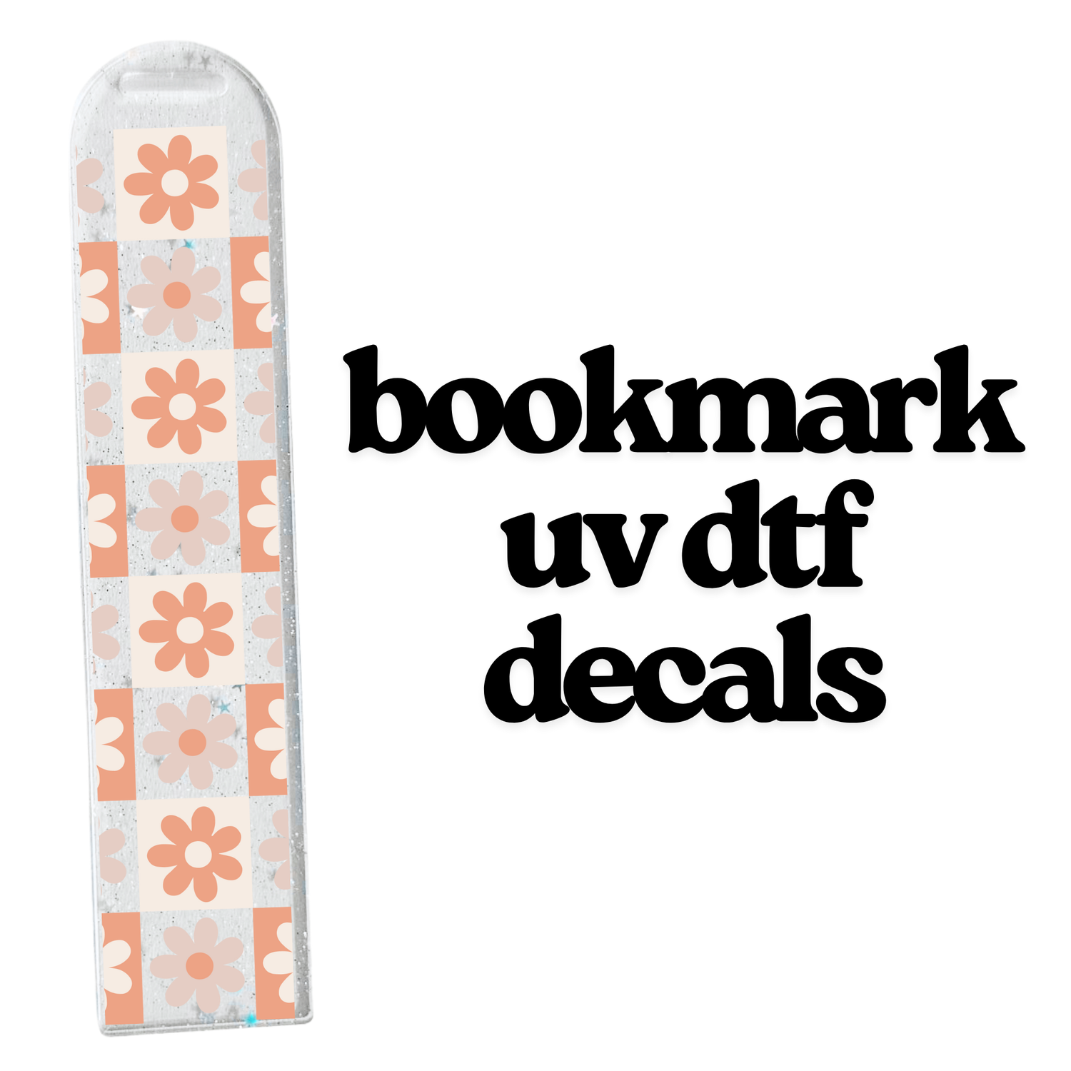 Bookmark UV DTF Decals
