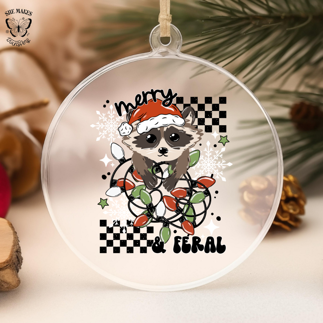 Merry And Feral - Ornament Decal