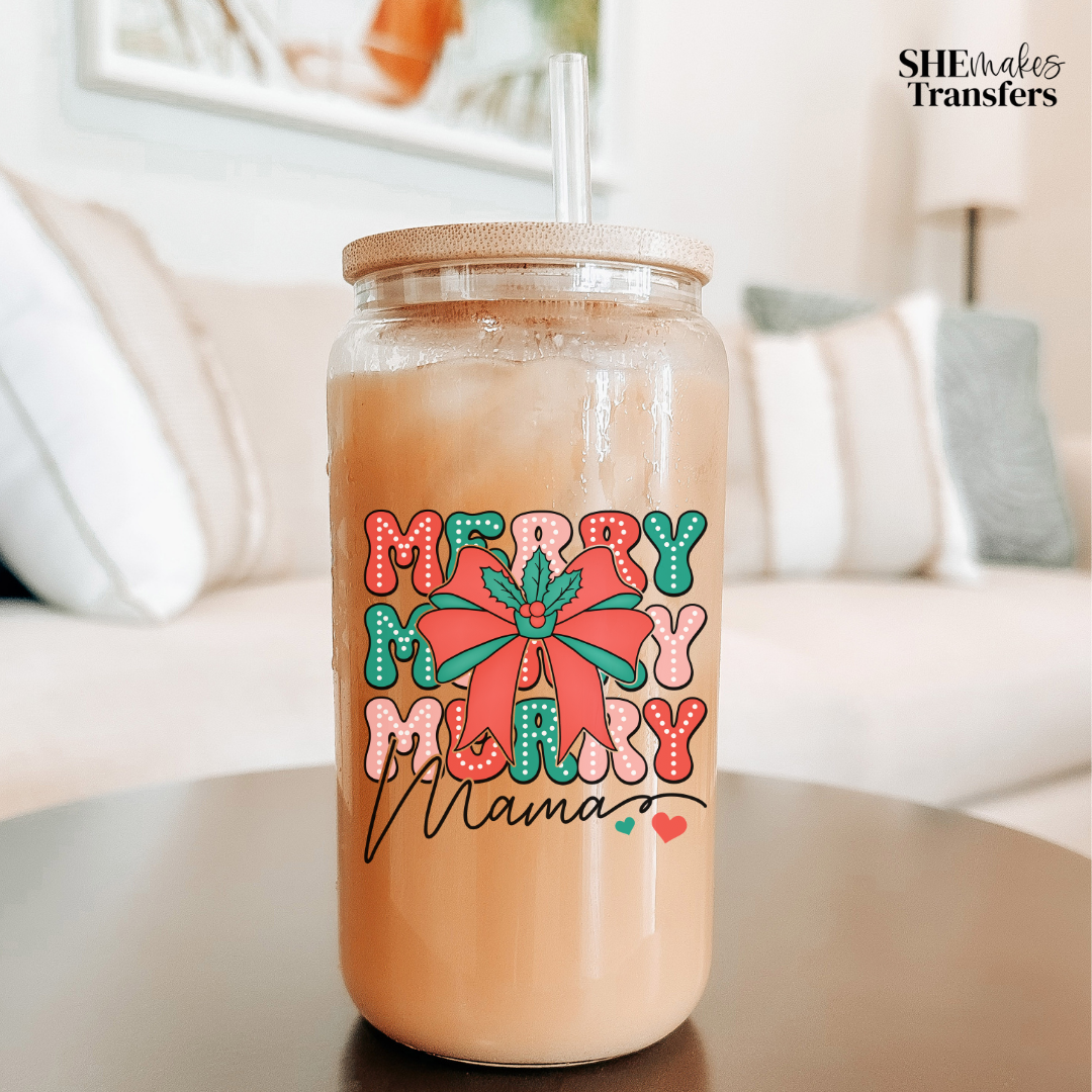 Merry Mama cup decal