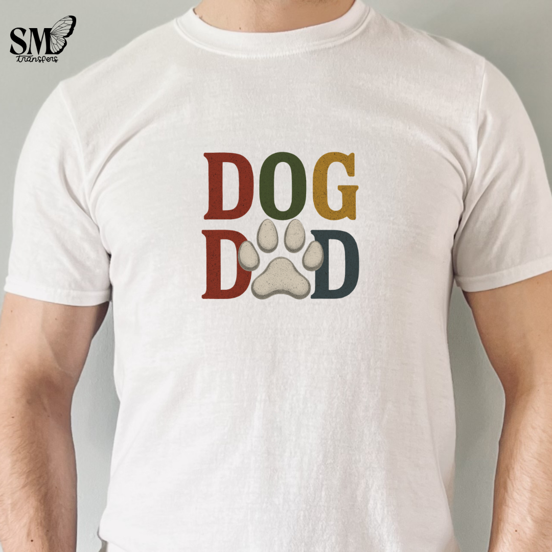 Dog Dad Paw Print