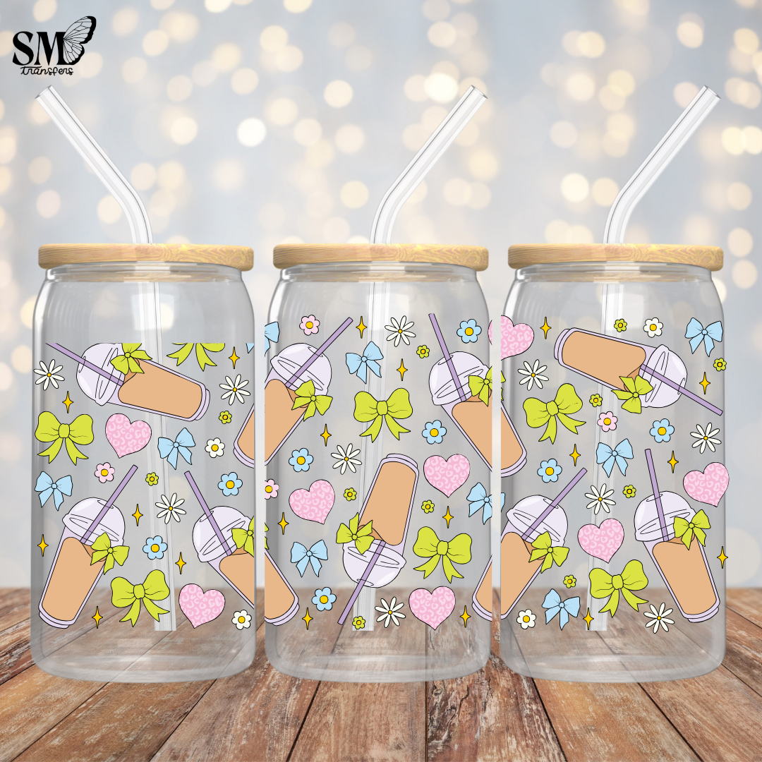 Frappuccino & Bows- Full Wrap