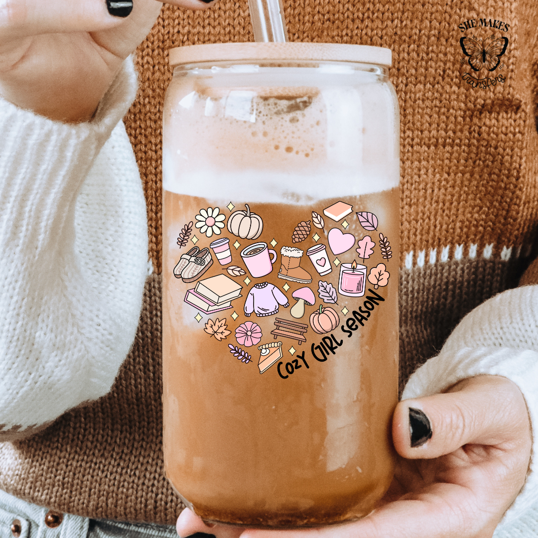 Cozy Girl Season - cup decal
