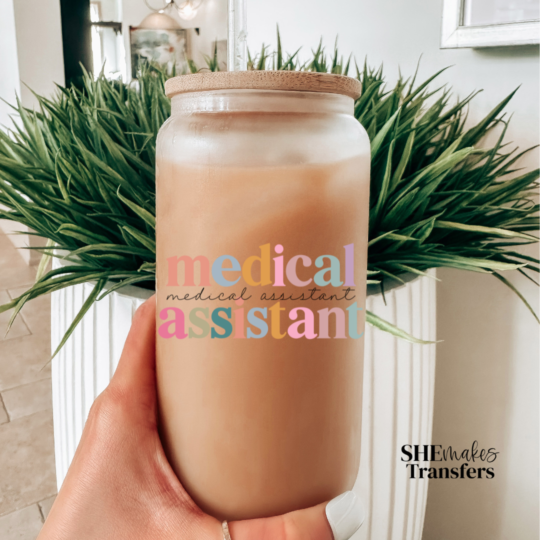 Medical Assistant cup decal