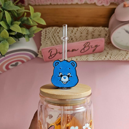 Blue Care - 3D Straw Topper