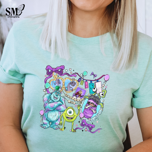 Monsters Purple Bows