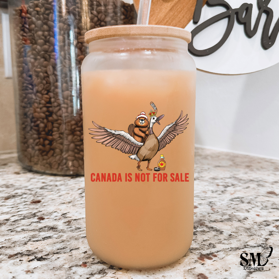 Canada Not For Sale Goose & Beaver - Cup Decal