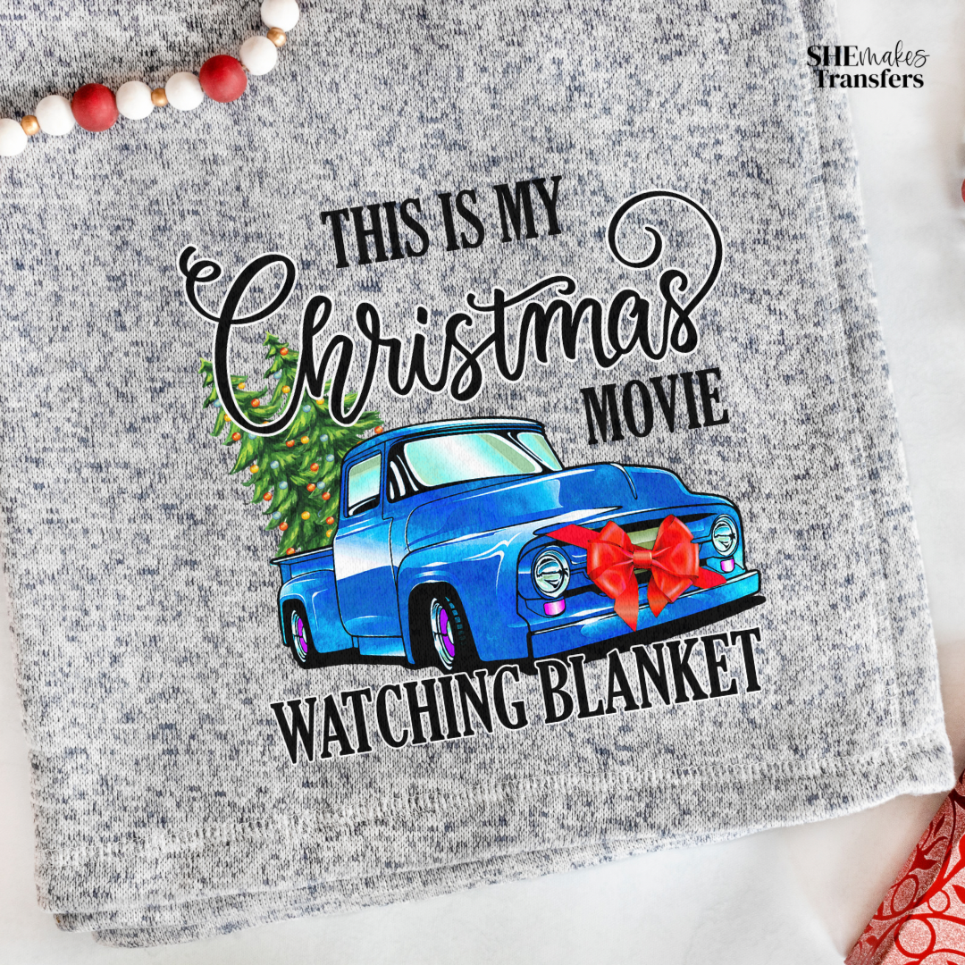 Classic Movie Christmas Blanket