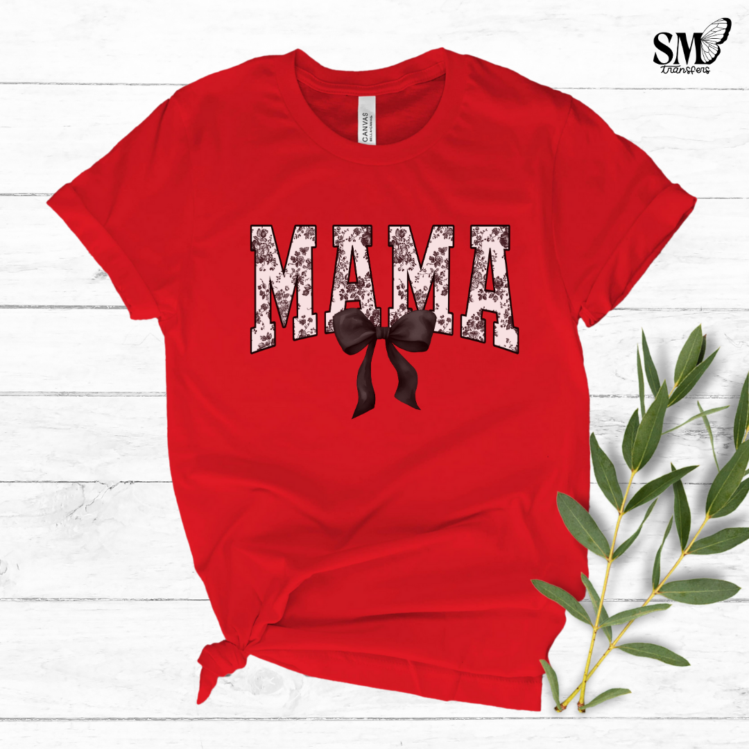 Mama Black Floral Coquette