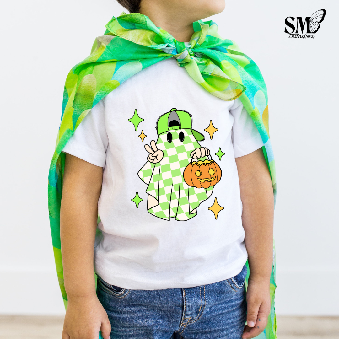 Green Checkered Ghost