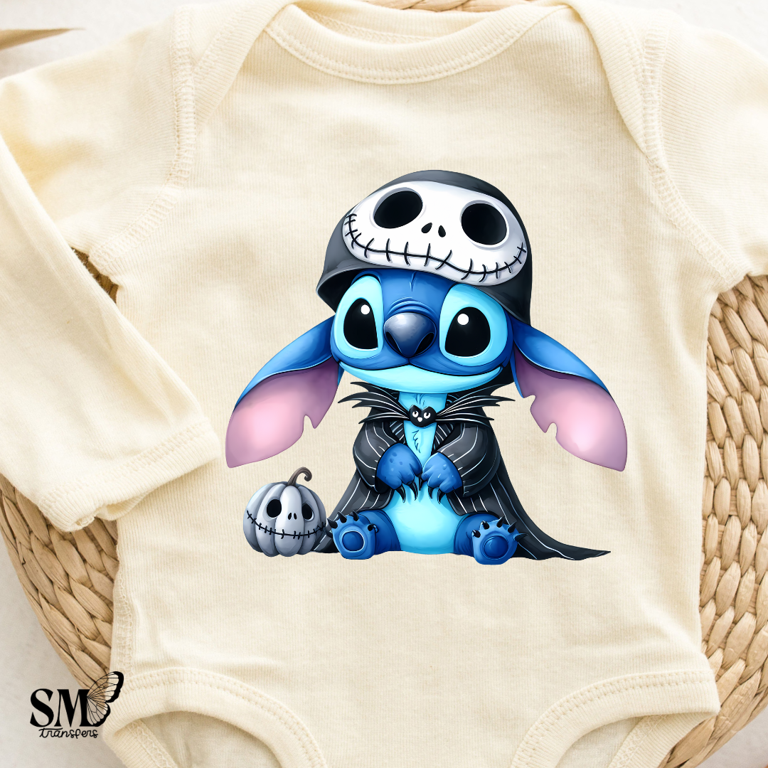 Big Eared Blues Guy Skeleton Costume