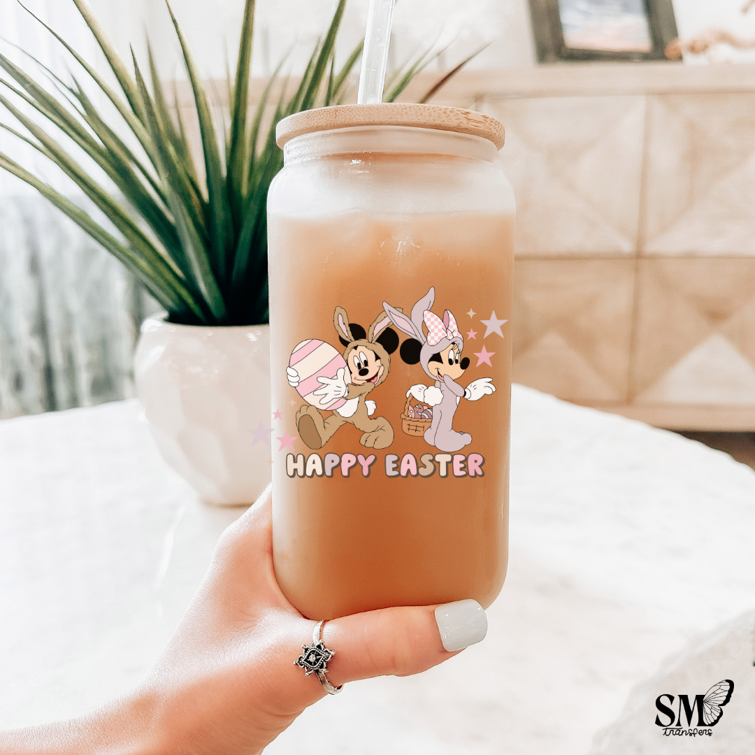 Mouse Friends Happy Easter - Cup Decal