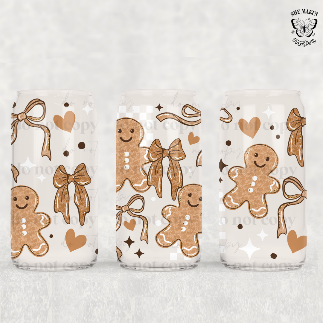 Lace Gingerbread And Bows - Full Wrap