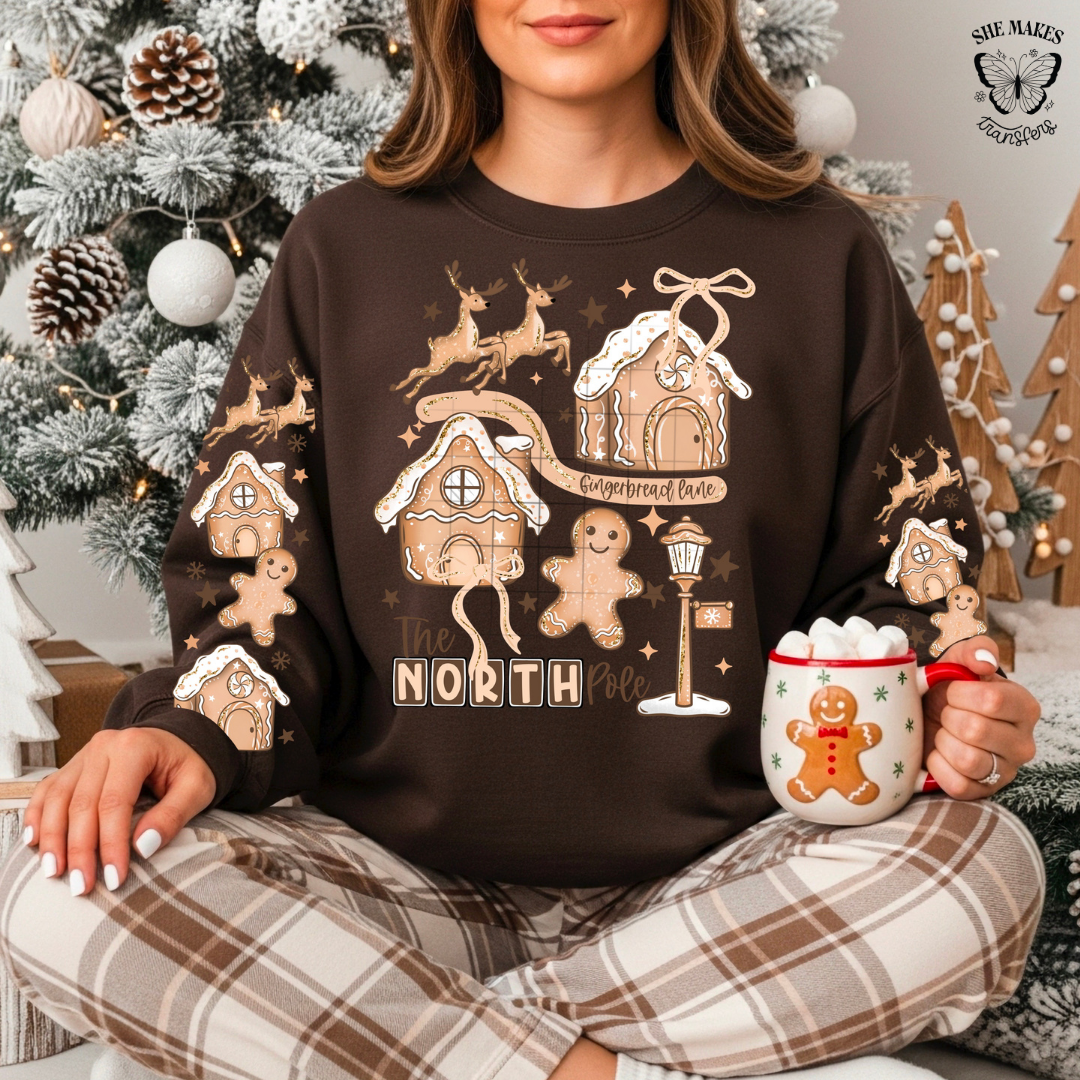 North Pole Gingerbread - with sleeves