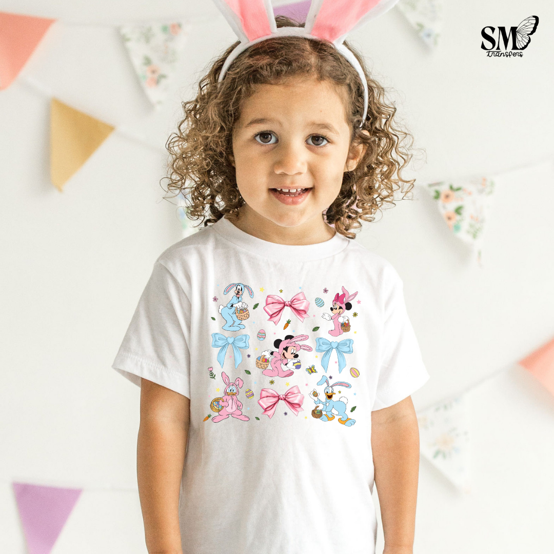 Cartoon Animals In Bunny Costumes