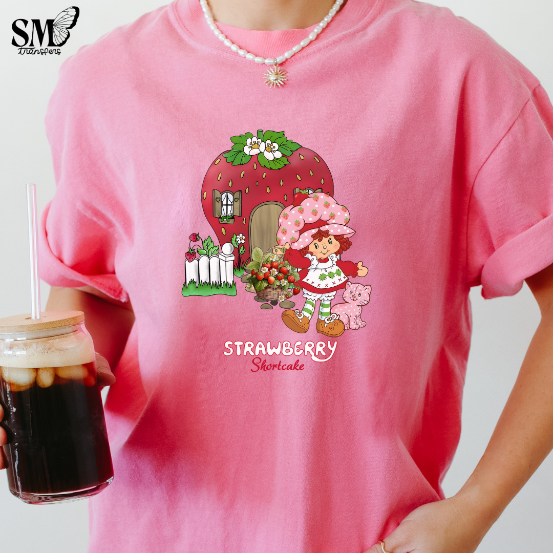 Strawberry House & Girl