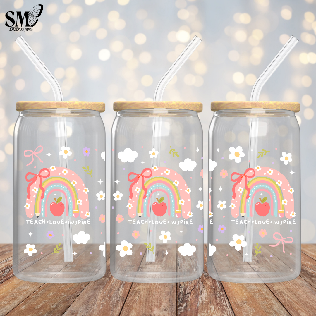 Teach Love Inspire Rainbows - Full Wrap