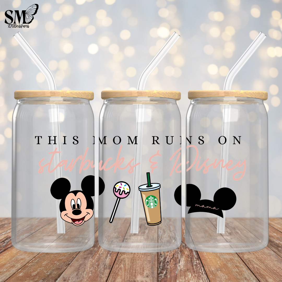 This Mom Runs On Mouse Ears - Full Wrap