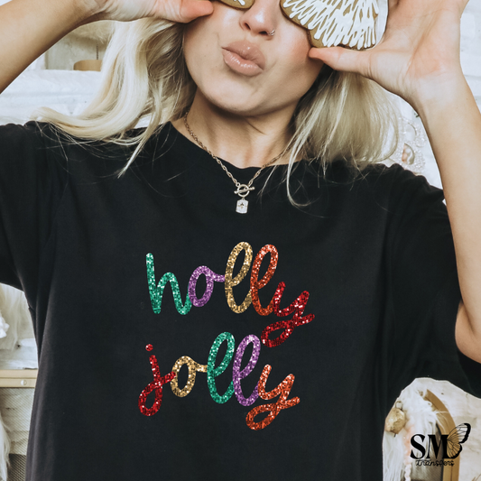 Glitter Holly Jolly