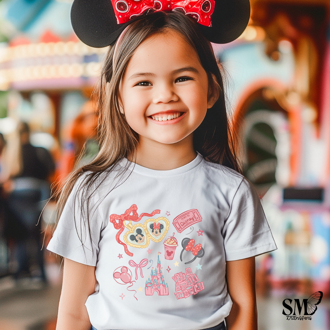 Small World Mouse Ears Red Bows