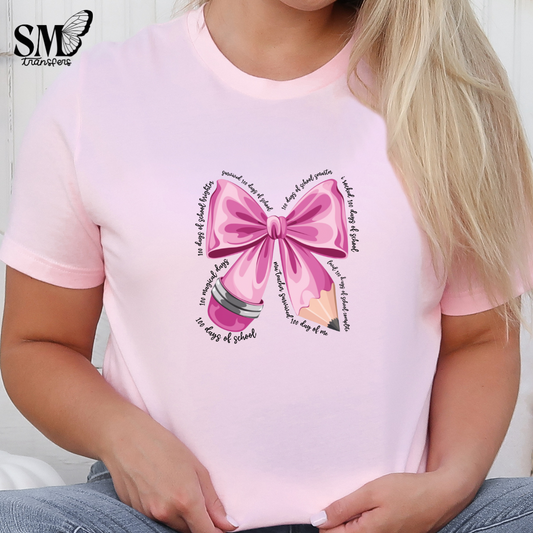 100 days of school Coquette bow