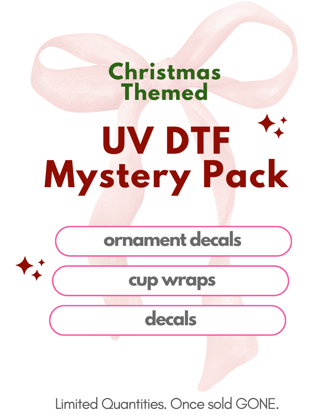 UV DTF Value Packs - Christmas Theme