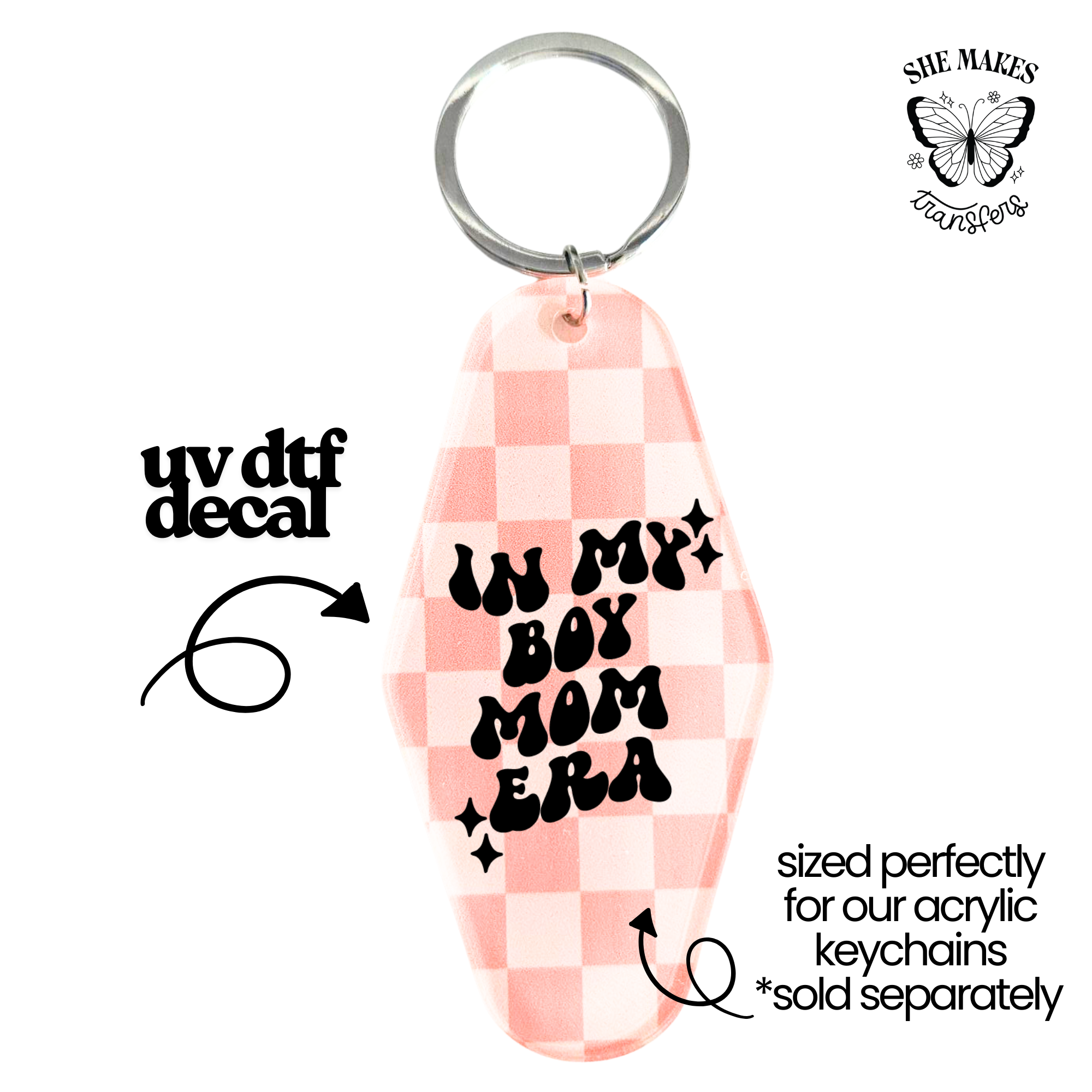 Mom Era - keychain uv dtf