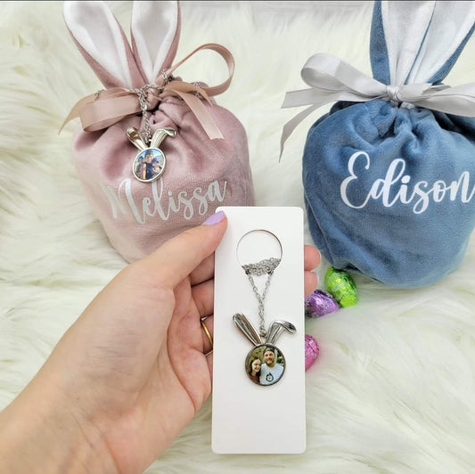 Bunny Photo Necklaces