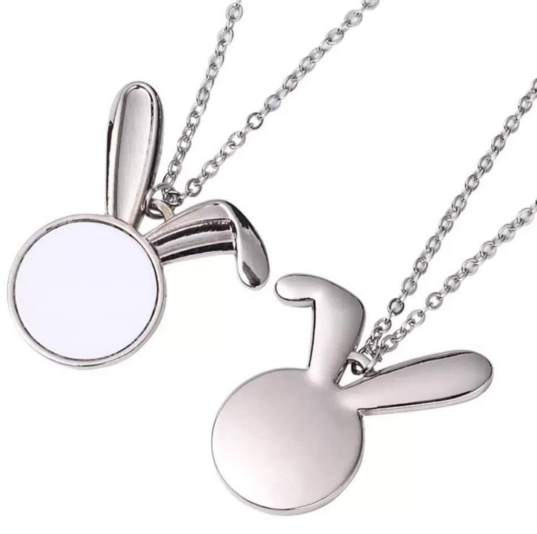 Bunny Photo Necklaces