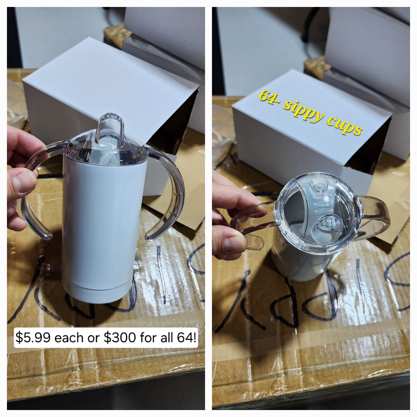 12oz Sublimation Sippy Cup