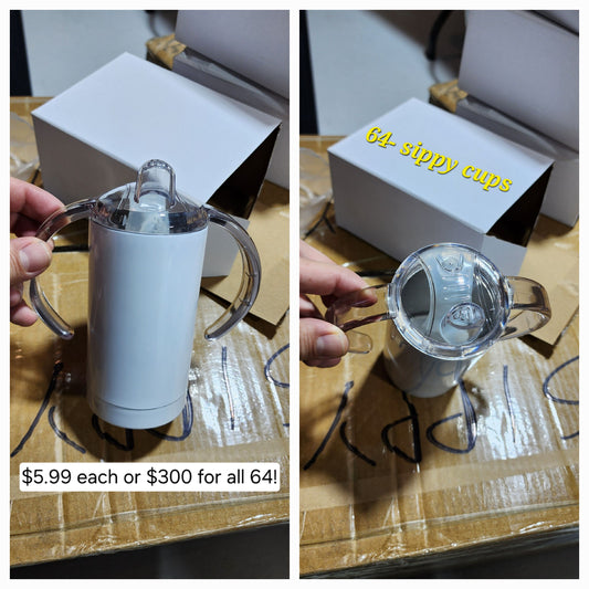 12oz Sublimation Sippy Cup