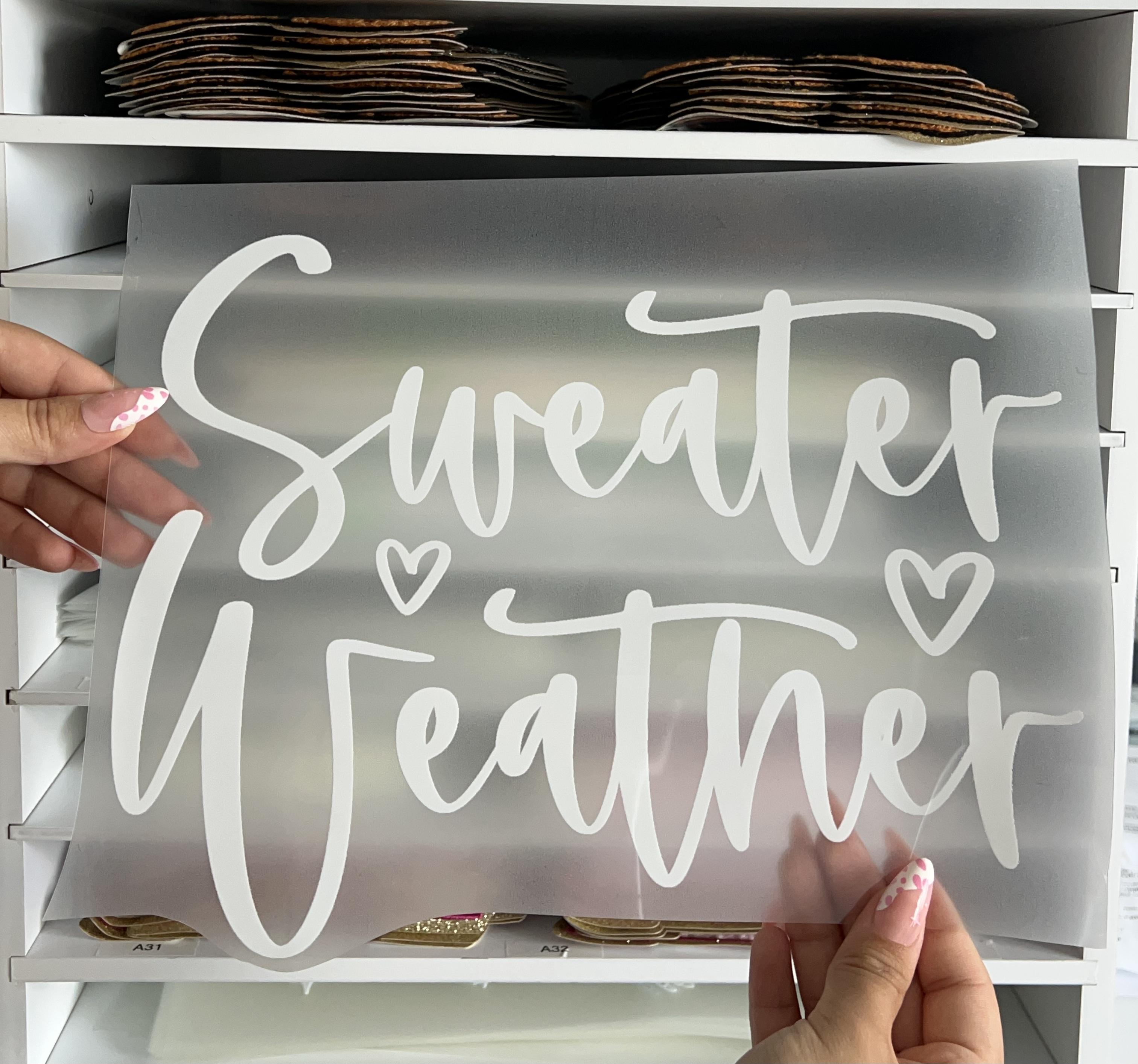 Sweater Weather - Puff Transfer