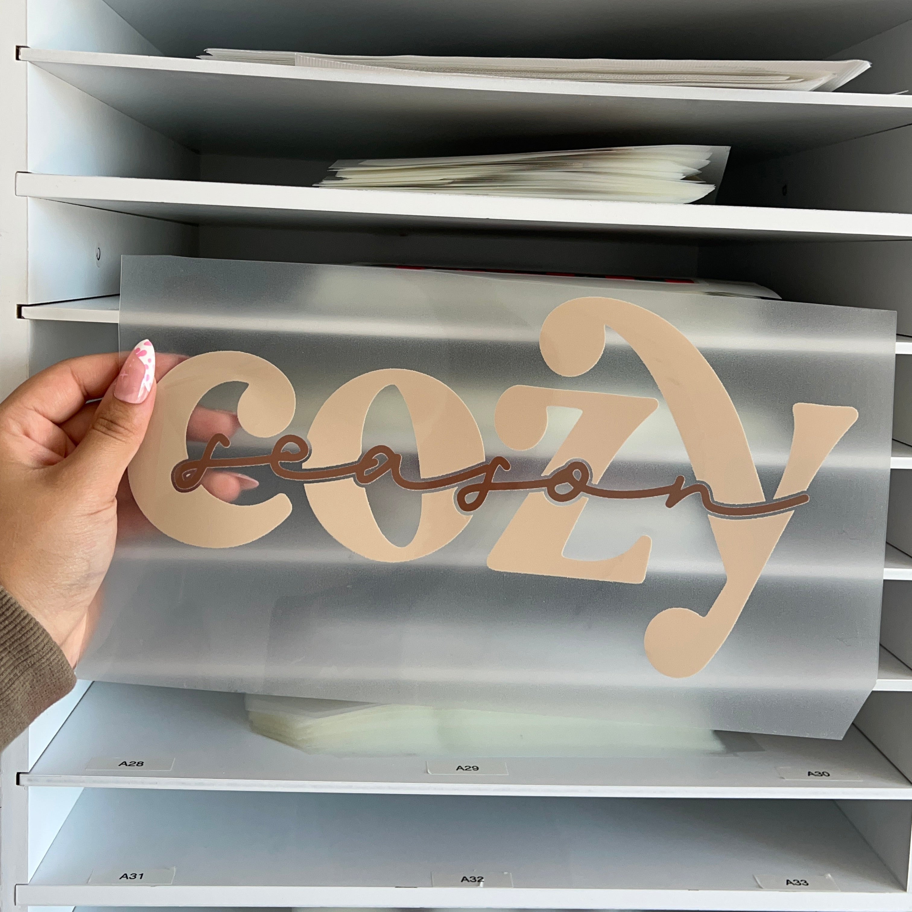 Cozy Season - Puff Transfer