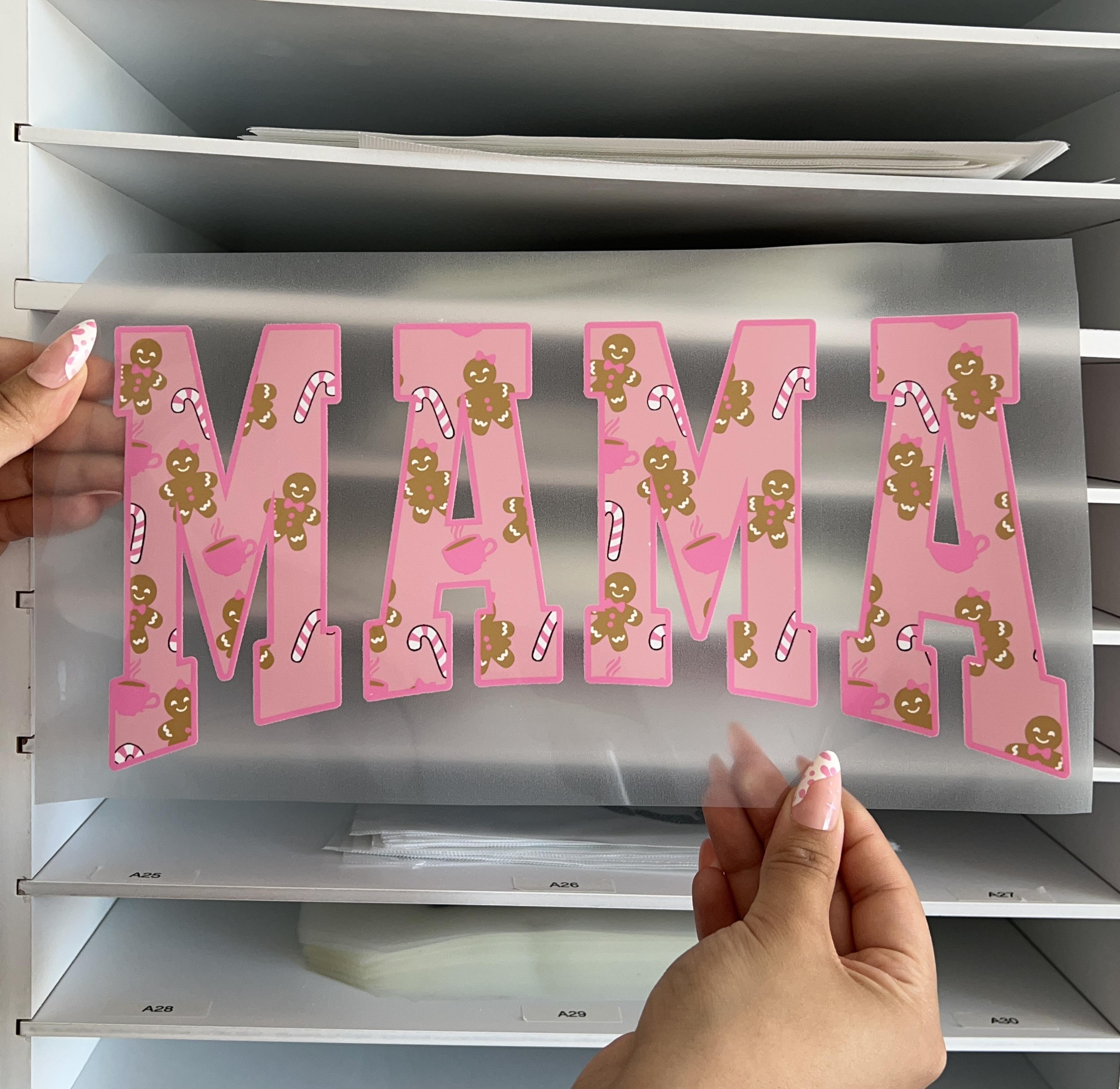 Mama Gingerbread - Puff Transfer