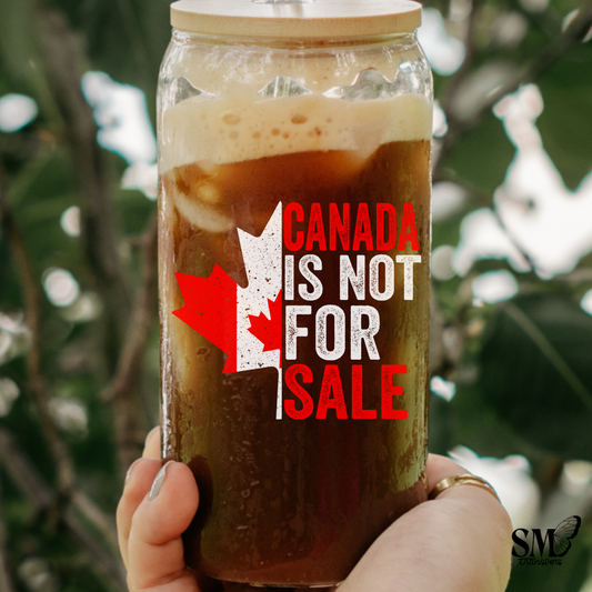 Canada-Not For Sale Canadian Leaf - Cup Decal