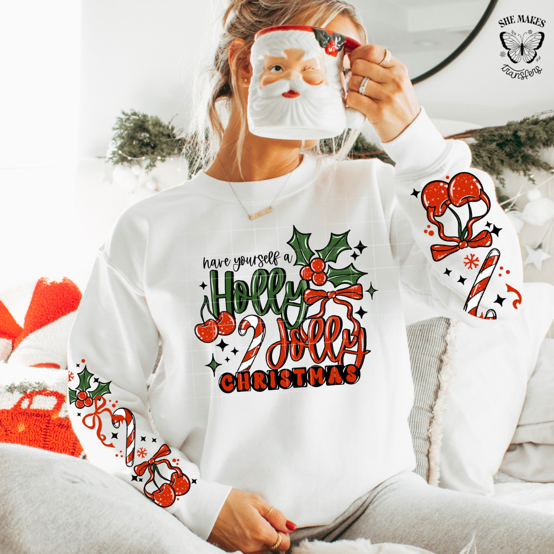 Have Yourself A Holly Jolly Christmas - with sleeves