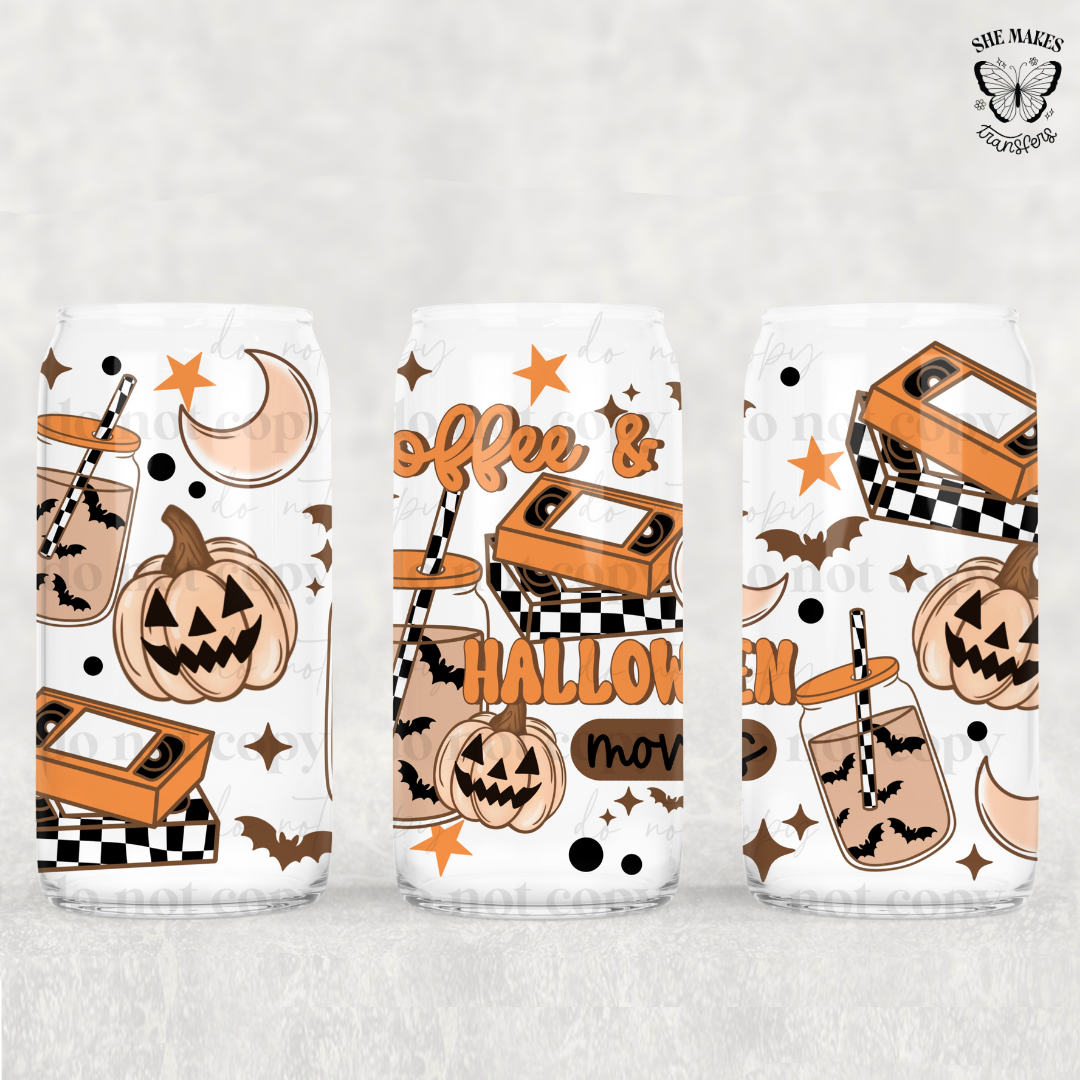 Coffee And Halloween Movies - Full Wrap