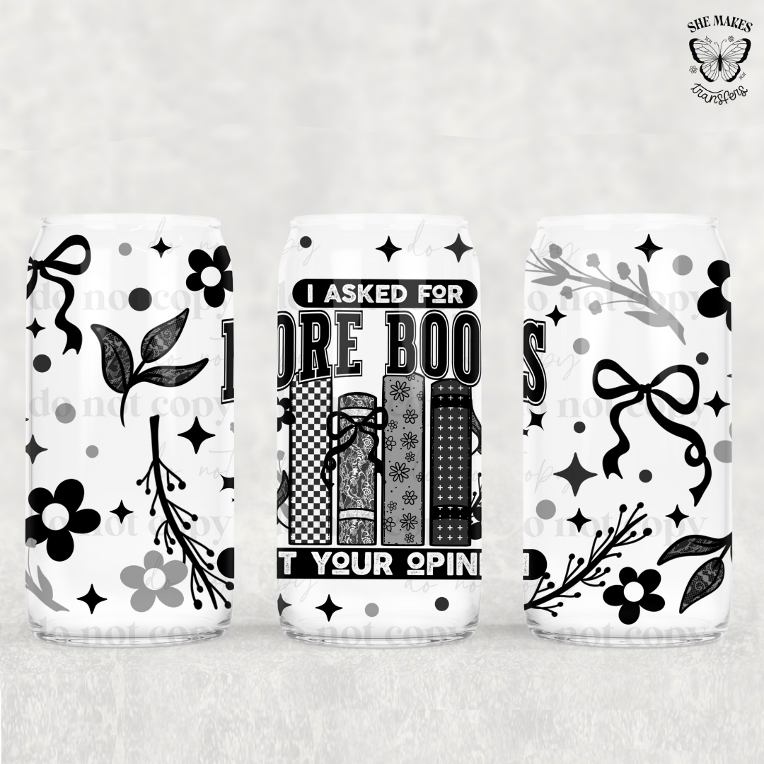 I Asked For More Books - Full Wrap