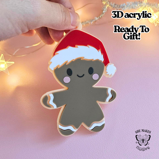 Ginger Hat Ornament - Blank