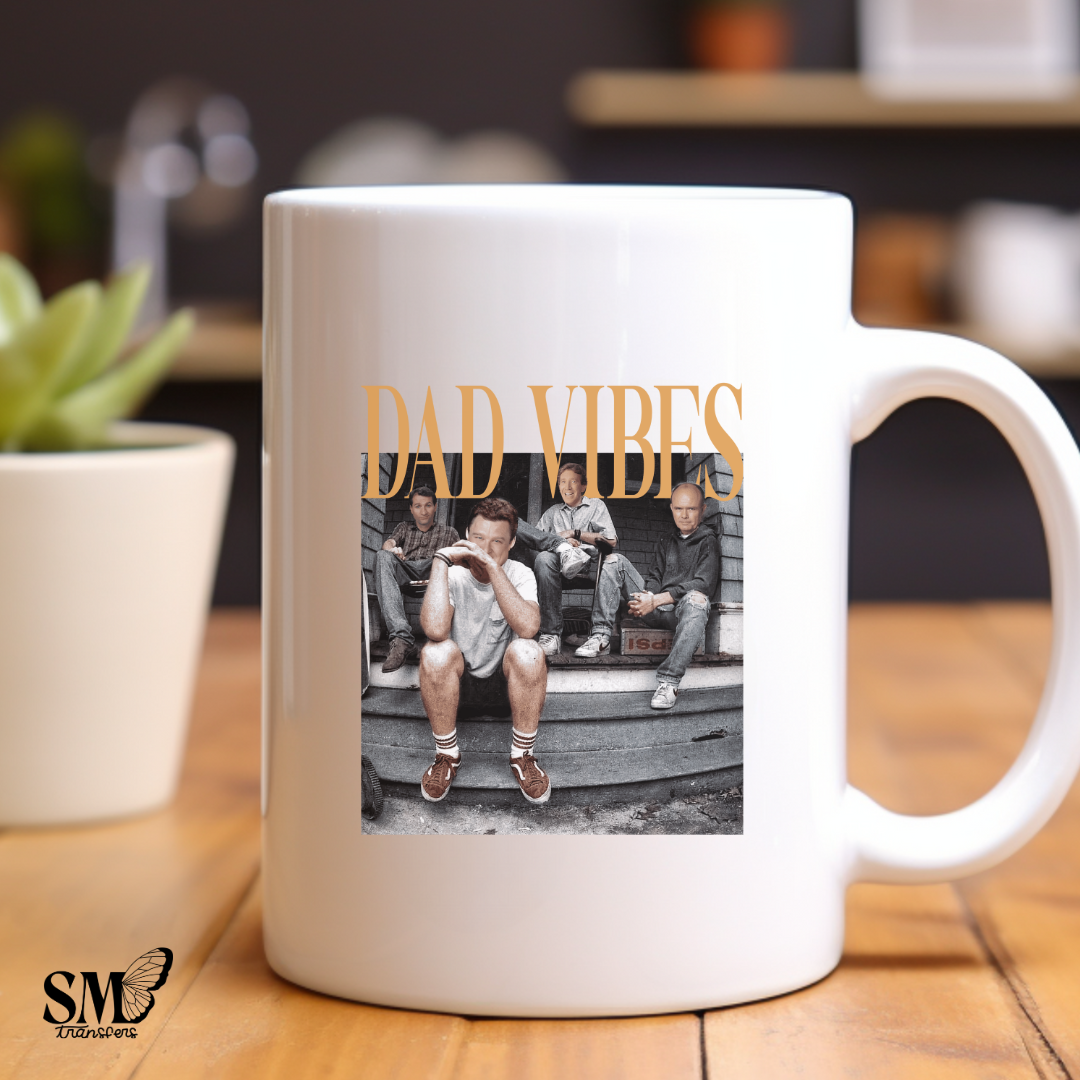 TV Dad Vibes- Cup Decal