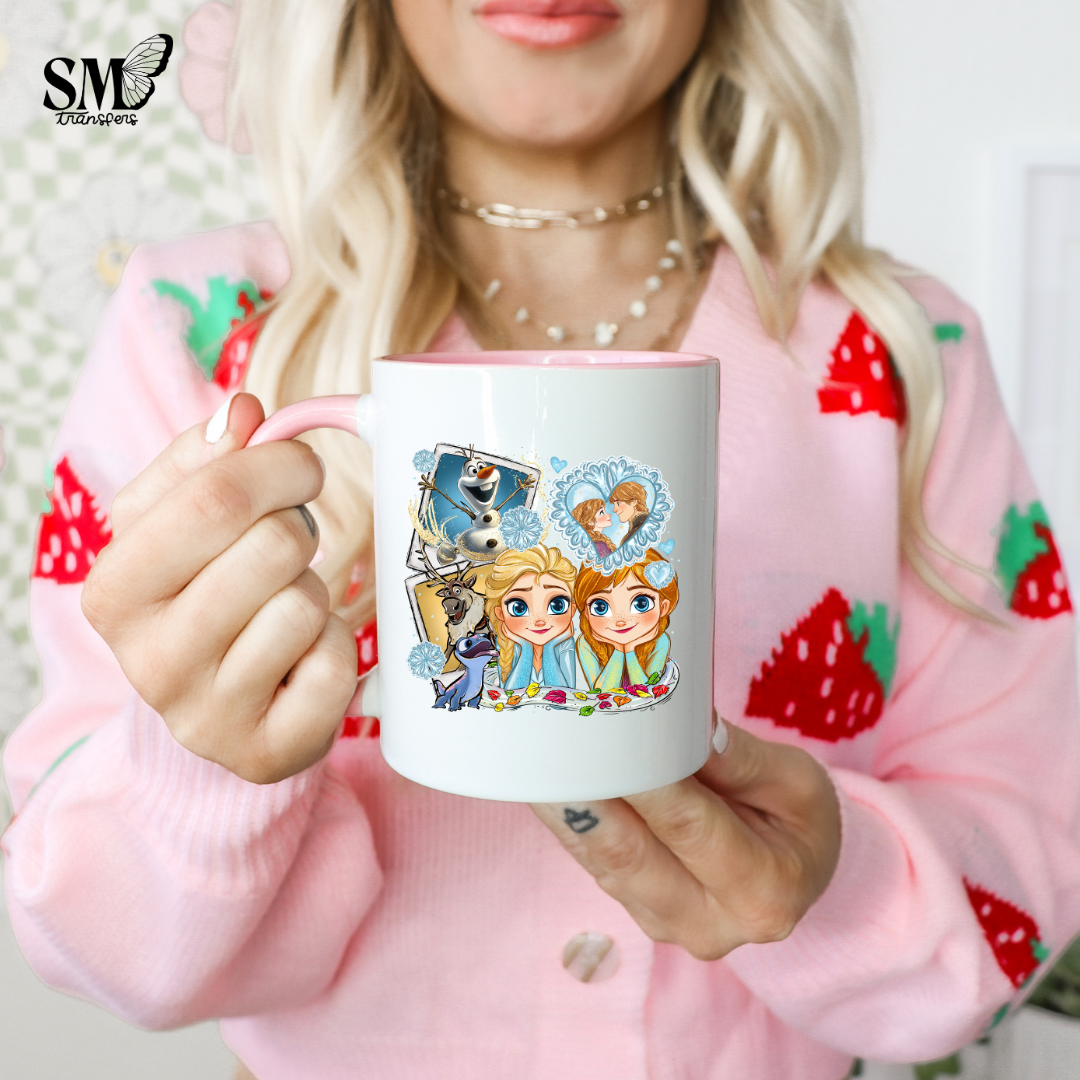 Collage Girl- Cup Decal