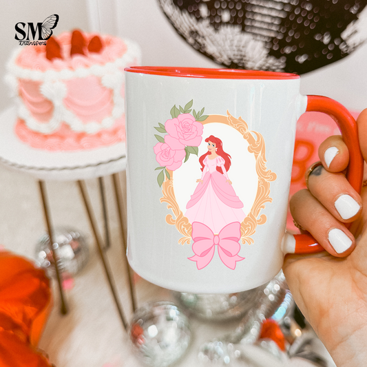 Mirror & Roses- Cup Decal