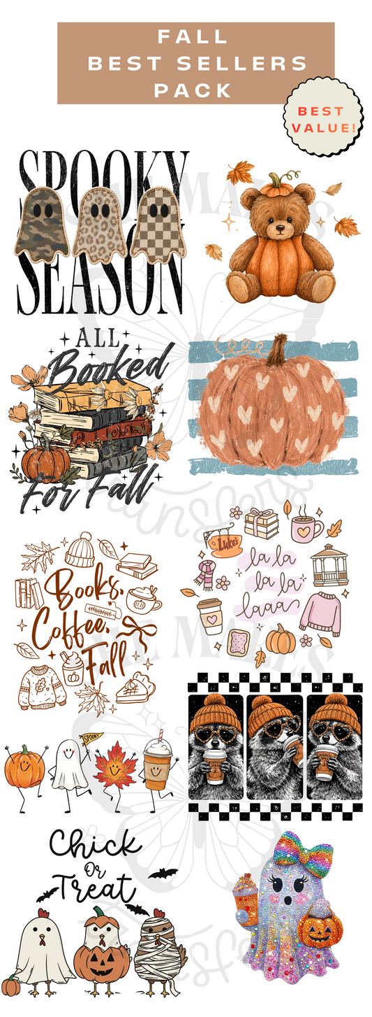 Fall & Spooky Season DTF Transfers - Roll DEAL