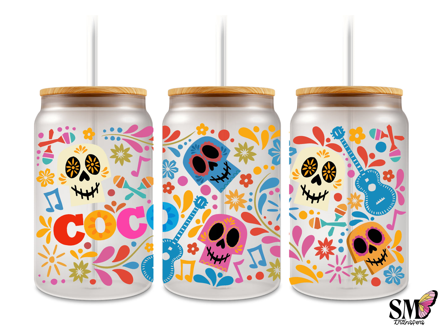 Colorful Movie Skelton - Full Wrap