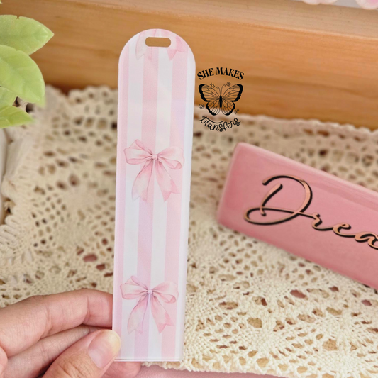 Stripes and Bows - Bookmark Blank