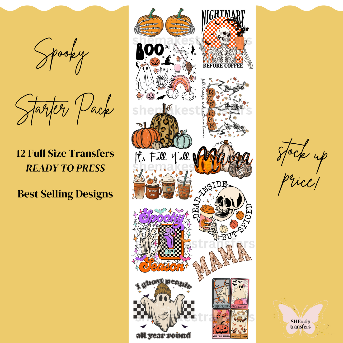 Spooky Season Starter Bundle V.1 - 22x60 Sheet