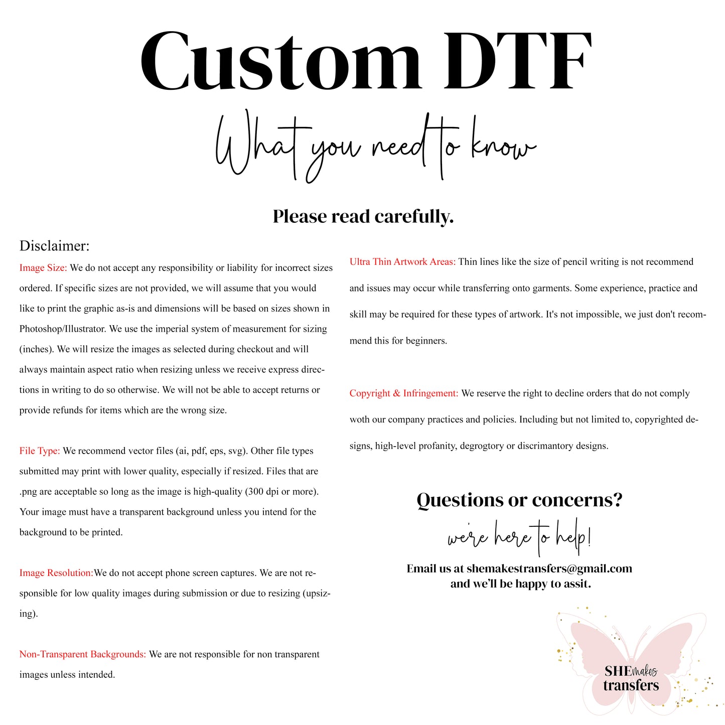 Custom Gang Sheet - 22x24