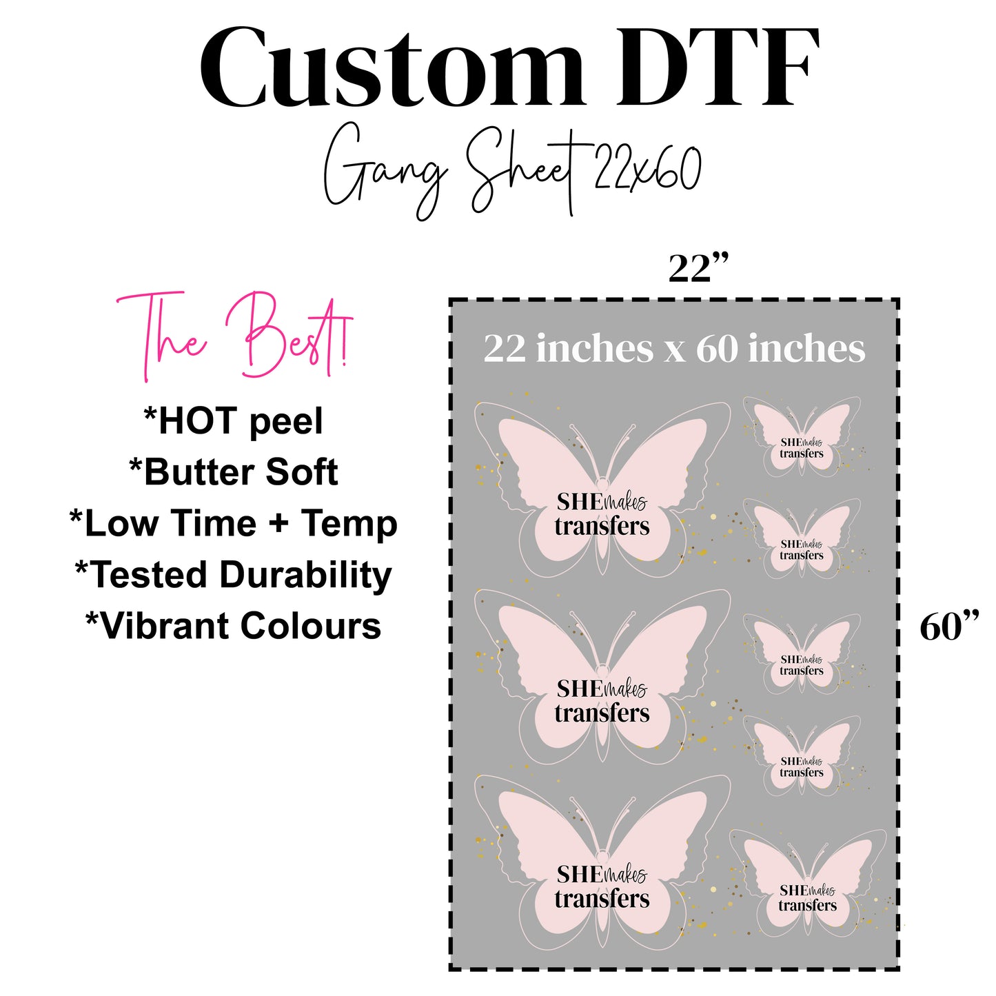 Custom Gang Sheet - 22x60