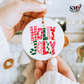 Holly Jolly Printed - Ornament Decal