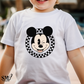 Checkered Cartoon- Mouse Ears