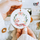 First Christmas 2026 Pink Stork - Ornament Decal